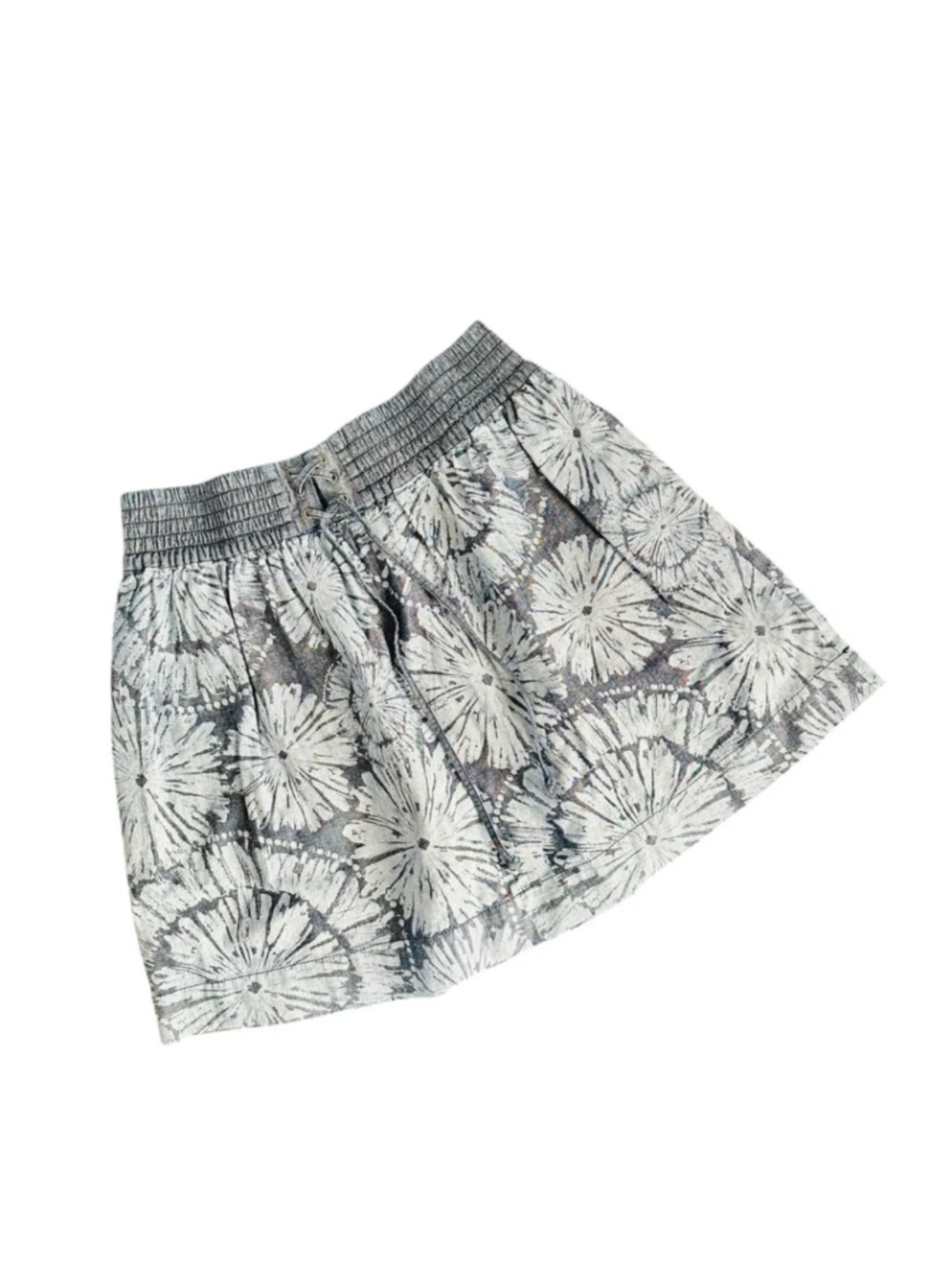Fossil Blue Denim Flower Skirt Size Small